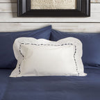 Διακοσμητική μαξιλαροθήκη με γέμιση Αιγαίον "The Κέντημα Project" 40X50 Belladona